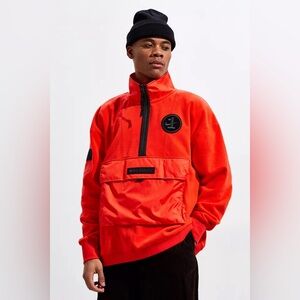 Nike Air Force 1 Half-Zip Fleece Pullover Sweatshirt Jacket AJ0801-634 Size L